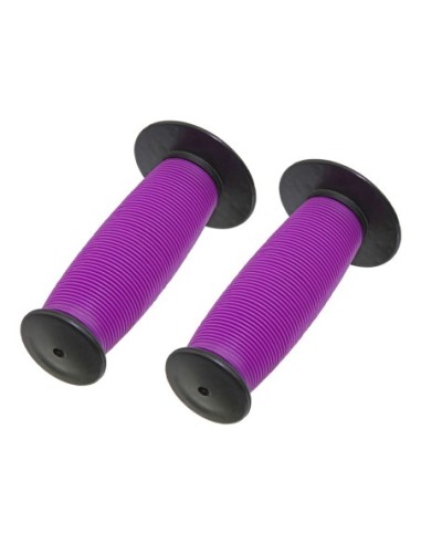Mushroom Grips 7/8 long 115mm Black/Purple.